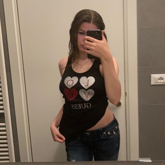 Vintage Guess Tank Top From Italy - Picture 1 of 3